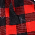 thumbnail image 4 of CSChome Sac de Rangement pour Guirlande Couronne de Noël : Design à Carreaux Rouge Noir, Imperméable avec Poignée, Facile à Transporter, 4 of 6