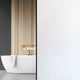 thumbnail image 1 of Pegatina de vidrio esmerilado transparente opaco para baño, inodoro, oficina, ventana, película espesa anti-miradas, 1 of 6