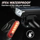 thumbnail image 3 of Luces para bicicleta Chasinglee de 1200 lúmenes, recargables por USB, IP65, 3 of 9