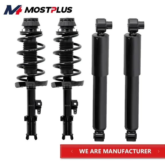 MOSTPLUS Set(4) Front Rear Left Right Shocks Struts Assembly for 2010-2013 Kia Soul