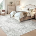 thumbnail image 2 of Alfombra Area Yidanamy de 152 x 213 cm, lavable y antideslizante, color gris, 2 of 9