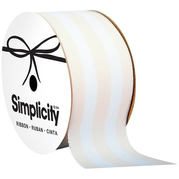 Offray Monstrip Powder Pink 1-1/2IN X 9 ft Ribbon