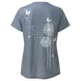 thumbnail image 3 of T-shirt à Manches Courtes pour Femmes, Mode Été, Imprimé, Col Rond, Coupe Ordinaire, 3 of 5