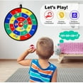 thumbnail image 3 of Casewin Dart Board - Toss and Catch Paddle Game Set Disc Paddles and Toss Ball Sport Game - Excellent Indoor Game and Party Games -Dart Board Toys Gifts for 3-12 Year Old Boy Kids, 3 of 5