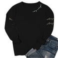 thumbnail image 5 of SDNall Christmas Themed Long Sleeve T-Shirt - Loose Fit, Round Neck, Festive Apparel, 5 of 5