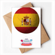 thumbnail image 1 of nacional en la Copa Mundial de fútbol de España Tarjetas de cumpleaños en sobres en blanco, 1 of 4