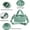 Green, variant on Mini Gym Bag, Small Sling Bag for Women, Adjustable Womens Gym Bag, Tote Bag for Women, Small Duffle Bag for Women (Black)