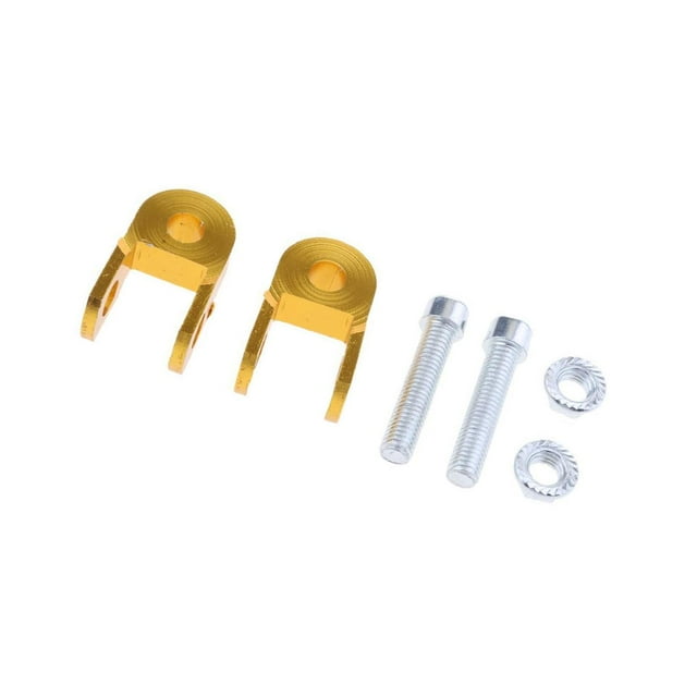 relayinert Height Extension Shock Absorber Motorbike Up Riser Improved Stability and Control Gold 55mm 1Set