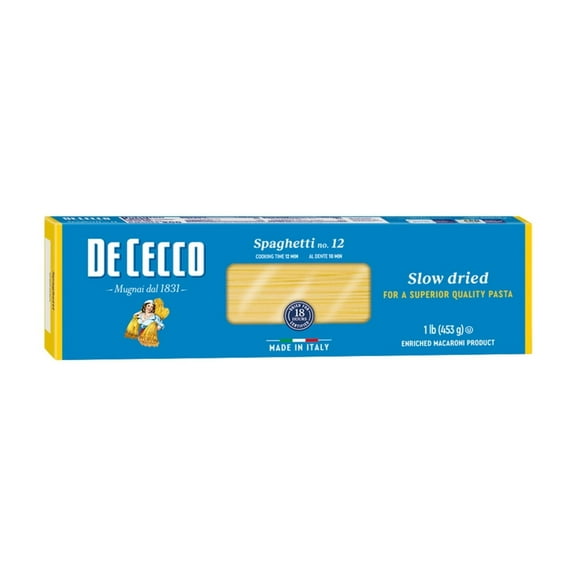 De Cecco Spaghetti Pasta, 16 Oz ( Pack of 2 )