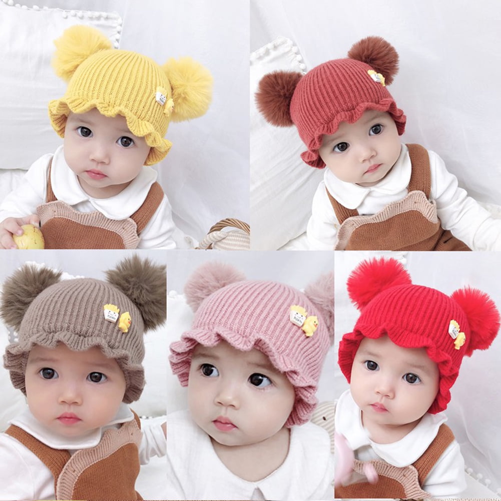 Kaesi Fashion Baby Pompoms Duck Ruffle 