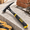 20oz-One Piece Mason Hammer, variant on Bricklayer's Hammer Mason's - 20 Oz Masonry Tool With Forged Steel Construction & Shock-absorbing Grip