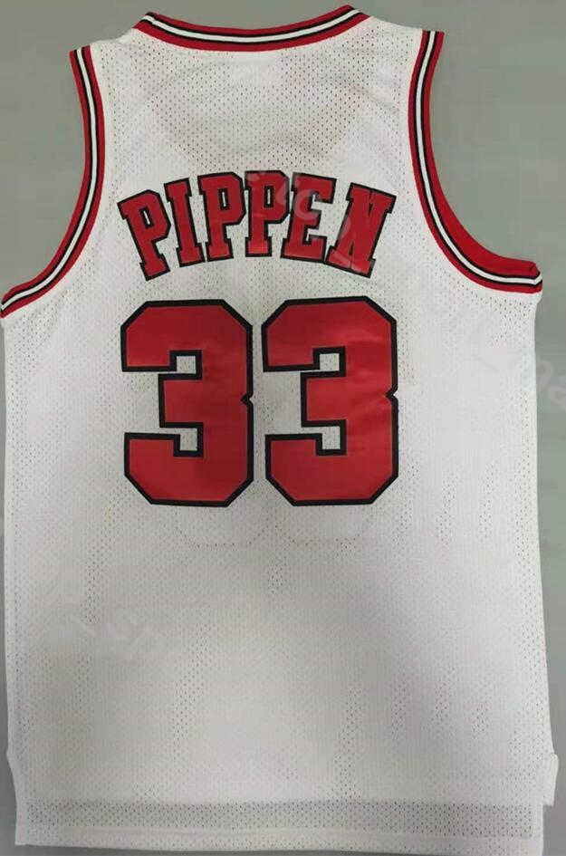 NBA_ Men Mitchell And Ness Basketball Michael Retro Jersey 23 Scottie Pippen  33 Dennis Rodman 91 Vintage Stripe Black Red W''nba''jerseys 