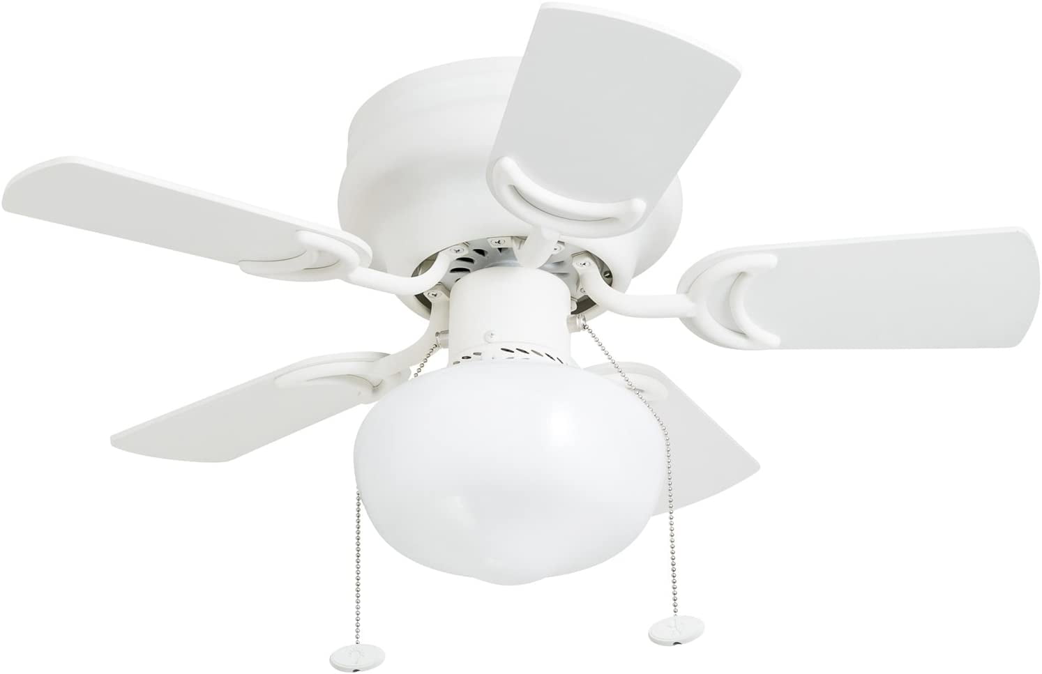 Prominence Home 41530-01 Hero 28" Hugger Small Ceiling Fan, LED