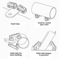 thumbnail image 2 of Bgsha 4x Adjustable Magnetic Welding Clamps V Type Pads Fixture Holder Strong Welder, 2 of 9