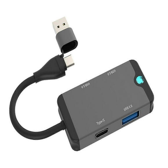 USB C Hub Multifunctional Docking Station Plug and Play Type C Docking Station USB3.0 Hub TF/SD Car