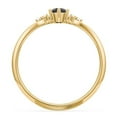 thumbnail image 4 of Birthstone Oval Ring with Shoulder Accents - Smokey Quartz (June), 4 of 5