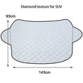thumbnail image 3 of Mefallenssiah Car Anti- Half Cover Sunscreen Frost-Proof Snow Thickening Auto Front Cover, 3 of 7