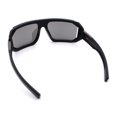 thumbnail image 7 of Locs Color Mirror Oversized Wrap Around Gangster Plastic Biker Sunglasses [Silver Mirror], 7 of 7