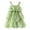 Green, variant on WOYY Toddler Girls Sleeveless Bow Layered Dress Cute Summer Princess Dress, Sizes 2-3