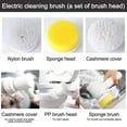 thumbnail image 5 of Cepillo de ducha eléctrico Spin Scrubber Scrubber Shower Brush, cepillo de limpieza giratorio de 360 ​​grados Cepillo de fregado eléctrico para bañera, azulejo, piso TUNC Sencillez, 5 of 5