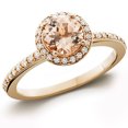 thumbnail image 1 of 4 3/4 Ct Round Loose Morganite (Heat Treated Quality, Standard), 1 of 1