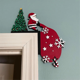 thumbnail image 3 of Decoración navideña de pino para la parte superior de la puerta Decoración de esquinas del marco superior de la puerta Letreros navideños para pared Decoración del hogar B, 3 of 6
