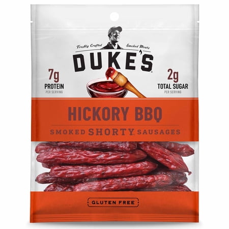 Duke's Hickory Peach BBQ Smoked Shorty Sausages, Gluten Free, 5 oz
