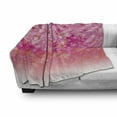 thumbnail image 3 of Pale Pink Soft Flannel Fleece Blanket, Cherry Blossom Tree Flowers in Vibrant Tones Spring Beauty Illustration Japan, Cozy Plush for Indoor and Outdoor Use, 50" x 70", Pink Pale Pink, by Ambesonne, 3 of 6