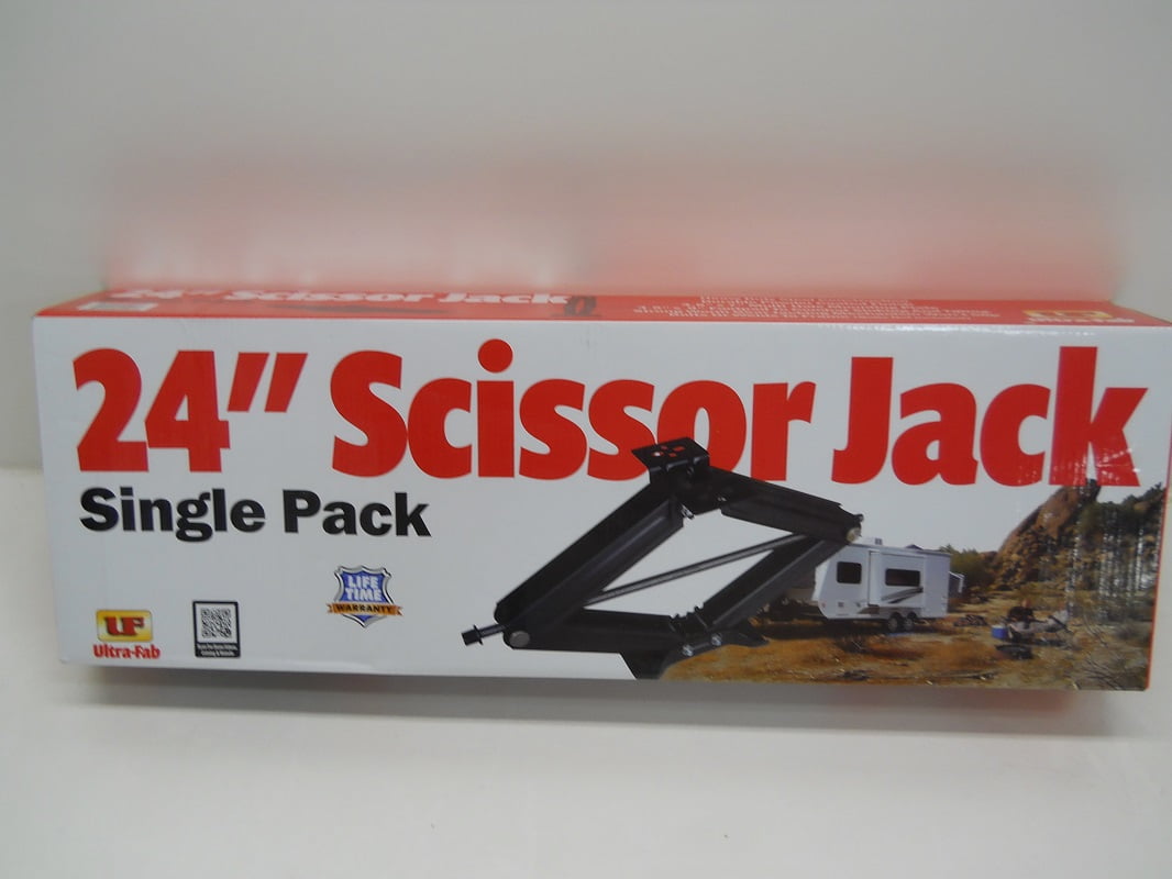 2 Pack Ultra-Fab Products RV Camper Motorhome Trailer 30 Leveling Scissor Jacks/HD Construction 