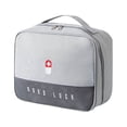 thumbnail image 1 of Pompotops Trousse de Premiers Soins Portable, Sac de Rangement de Voyage, avec Mini Sac pour Fournitures Médicales, Convient à la Randonnée Familiale en Plein Air, au Campeur, au Bureau et au Lieu de Travail Liquidation, 1 of 1