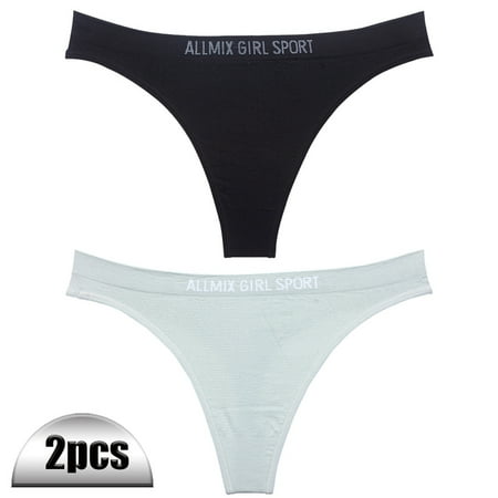 Warm Color Women Panties Cotton Thong G String Letters Low Waist Panty Women Briefs Underpants Girls Fitness Underwear