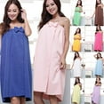 thumbnail image 3 of Women Bathrobe,Women's Towel Wrap Bathrobe, Spa Towels Robe with Adjustable Closure, Gym and Shower, 3 of 5