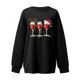 thumbnail image 3 of Gibobby Sudaderas Navideñas para Mujeres holgado informal de manga larga con cuello redondo de tamaño para mujer(Negro,G), 3 of 5