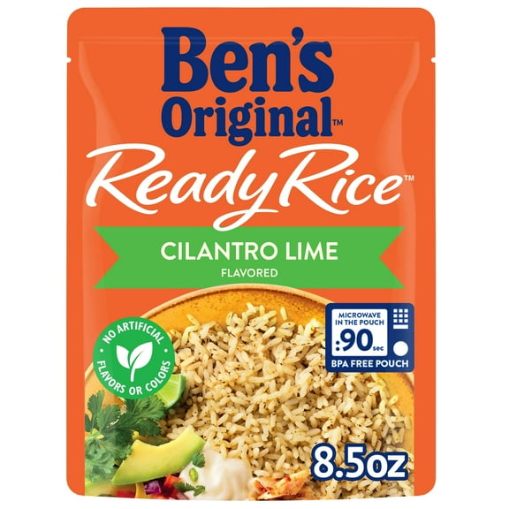 2 Pack - Ben's Original Ready Rice Cilantro Lime Flavored Rice - 8.5 oz Packaging may vary