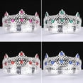 thumbnail image 3 of XmhyTop-A Crown King Crown, Birthday Crown, Wedding Crown Headpiece, Cosplay King Crown, Elegant Decorative Crown Headbands - 1 Pc 16.516.56.5cm,Gold Yellow, 3 of 4