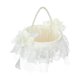 thumbnail image 3 of Cesta de flores para boda, pequeña caja reutilizable. Ideal como regalo para , elegante caja de encaje, cesta para niña de, 3 of 8