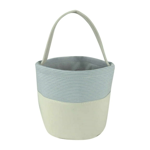 Clearance Items Cute Easter Bunny Basket with Handles, Small Egg Basket for Easter, Perfect for Candy, Eggs, and Small Treats, Decorative Pattern Ideal for Easter Gifts and Decor