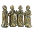 thumbnail image 1 of Urban Trends Figurine in Assorted Mudras Assortment of Four Tarnished Finish, Bronze, 1 of 2