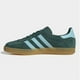 thumbnail image 1 of Adi - das Gazelle Indoor Gum Sole Suede Shoes 'Collegiate Green & Hazy Sky'- IG9979, 1 of 6