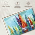 thumbnail image 6 of Elephant Stock Fine Day Sailing I Wall Art - Horizontal Canvas Wall Art - Living Room Wall Decor - Transportation Canvas - Red And Purple Decor By Nan - 30" x 20", 6 of 8