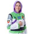 thumbnail image 2 of Disney Mens' Toy Story Buzz Lightyear Costume Pajama Union Suit, 2 of 6