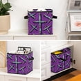 thumbnail image 6 of Cross Large Capacity Foldable Storage Box Basket with Handle for Clothes Storage - 10.8"x10.5"x10.6, 6 of 6