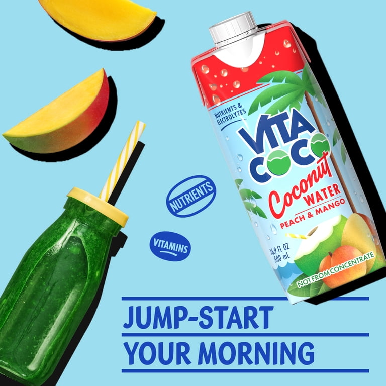 Vita Coco Peach & Mango, 16.9 fl oz, 12 Pack photo 5