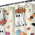 thumbnail image 3 of Halloween Cute Ghosts with Boo Shower Curtain 72"x72" ,Bathroom Decorative Shower Curtains Set with 12 Hooks,Modern Waterproof Washable Shower Curtain, 3 of 6