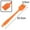 Orange, variant on Unique Bargains Home Kitchenware Silicone Cooking Tool Baster Turkey Barbecue Pastry Brush Orange