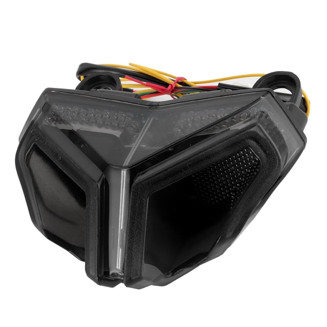 Conjunto de luces traseras LED para motocicleta con lente ahumada de alto brillo, aptas para Ducati 848/1098/1198