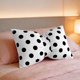 thumbnail image 5 of Cojín lumbar | Cojín decorativo con lazo para sofá y cama | Funda de cojín de terciopelo de 50x33 cm para decoración del hogar y detalles decorativos en la sala de estar., 5 of 5