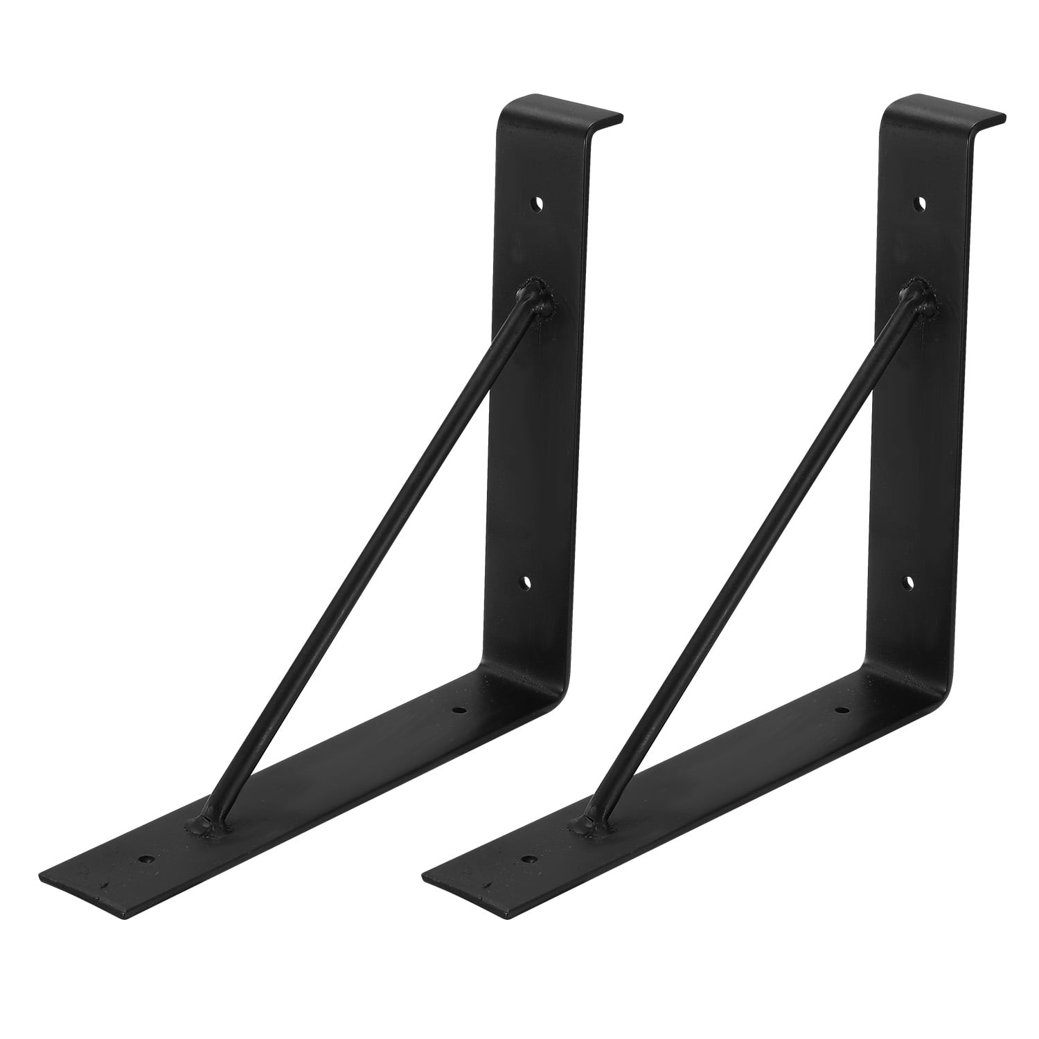 iMountek 2Pack Wall Mounted Shelf Bracket Heavy Duty LShaped with