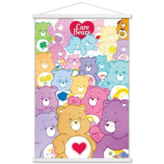 Care Bears - Group Wall Poster with Magnetic Frame, 22.375" x 34"