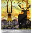 thumbnail image 2 of Soimoi Cotton Jersey Fabric Deer Panel Print Fabric by Yard 58 Inch Wide, 2 of 3